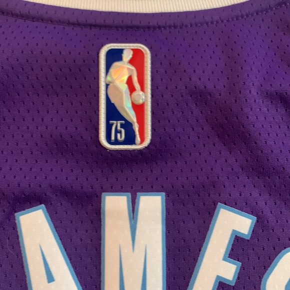 Nike NBA Los Angeles Lakers City Edition Lebron James 6 Dri-FIT Swingman Jersey - Picture 7 of 7